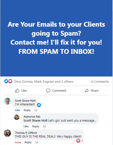 Thomas R Clifford — THIS GUY IS THE REAL DEAL!! Very happy client